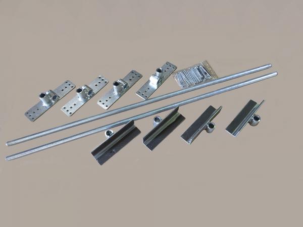 Комплект креплений к кровле и коньку крыши